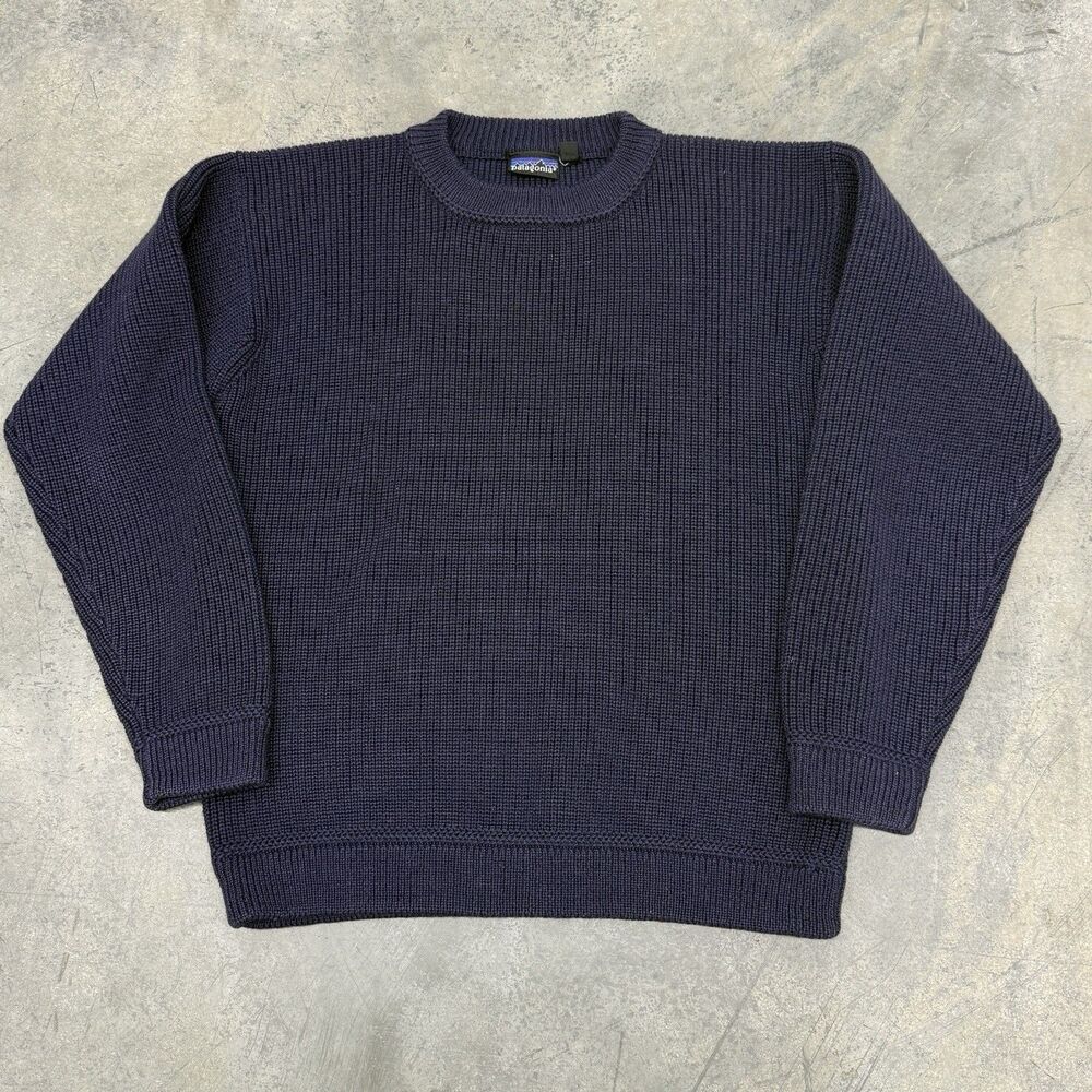 Vtg Patagonia Men’s ‘Chamonix’ Guide Sweater Medium 100% Wool